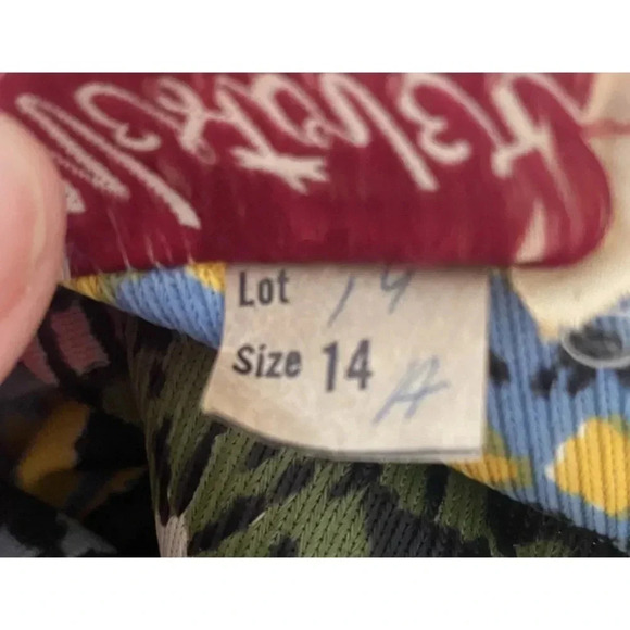 Vintage 70s Westover Walker Groovy Print Belted Dress Womens Size 14 (498) - Picture 5 of 5